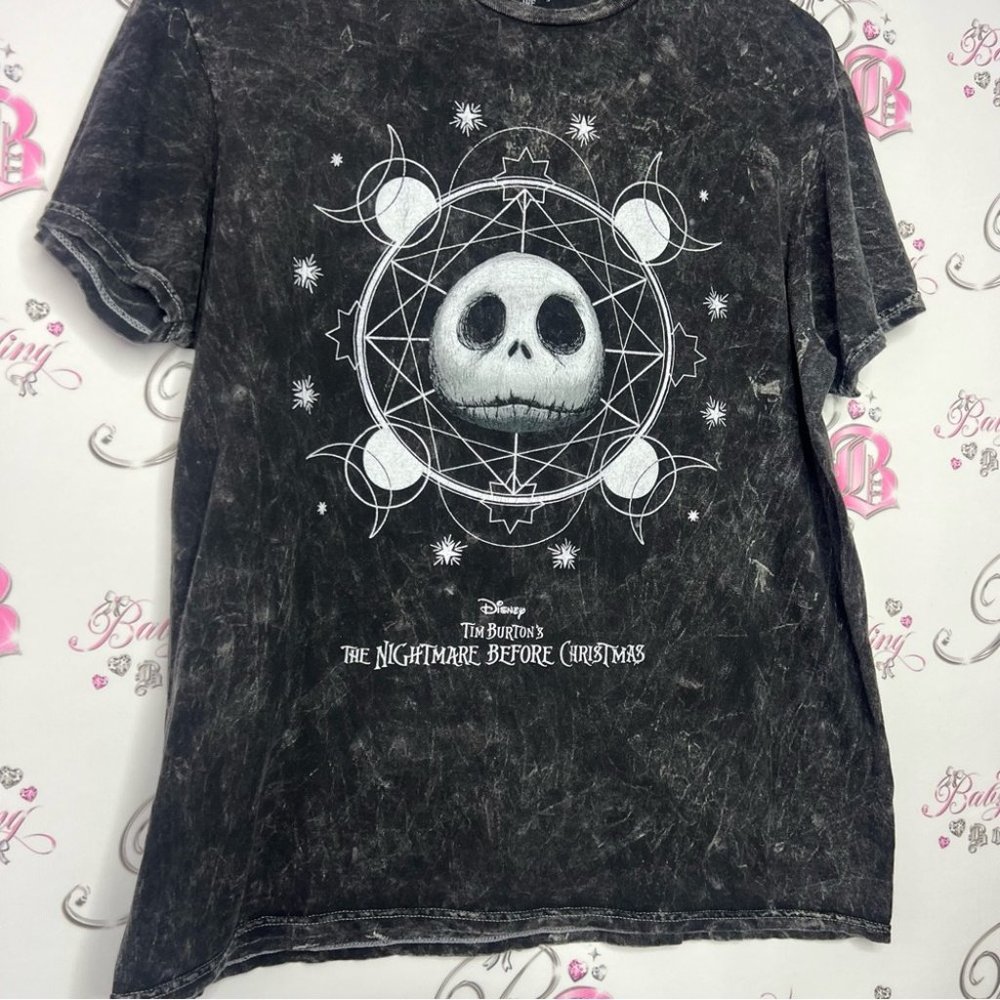 Disney Tim Burton’s nightmare before Christmas jack skeltoon distressed tshirt - Picture 3 of 5